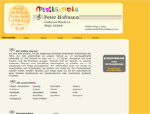 Tablet Screenshot of musikschule-hofmann.com